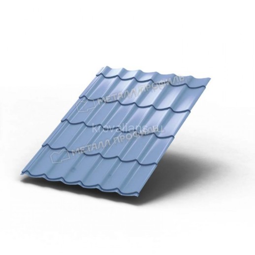 Металлочерепица МеталлПрофиль Ламонтерра (PURMAN-20-Galmei-0.5) /1 кв.м./