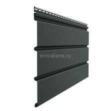 Docke Софит PREMIUM Т4 Сплошной 3,05х0,305 (Графит), 16шт/уп