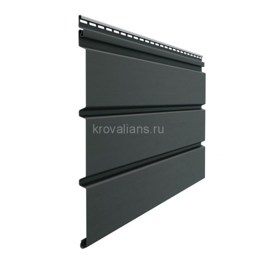 Софит Docke (Дёке) Т4 Сплошной (Графит) /1 шт/