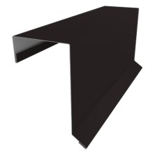 Планка торцевая кровельная фальц 65х97 0,5 Drap RAL 9005 черный (2м)