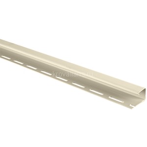 Планка J-trim Альта-Профиль Альта-сайдинг 3,00м (Кремовый) /1 шт/