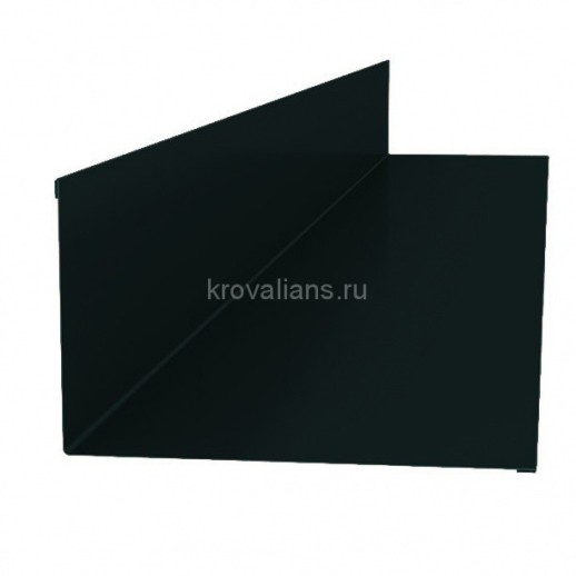 Фартук S4 примыкания 115*115 мм Полиэстер Черный 9005