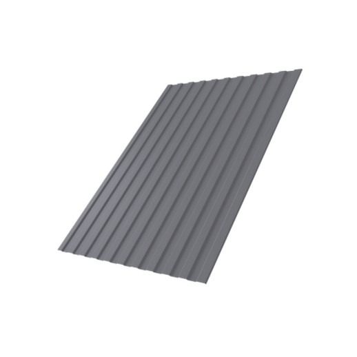 Профнастил С8А 0,45 PE RAL 7004 сигнальный серый