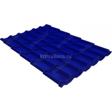Металлочерепица модерн Grand Line (Гранд Лайн) 0,45 PE RAL 5002 /1 кв.м./
