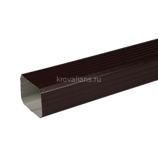 МП GS Труба водосточная D90x2000, RAL 8017, коричневый