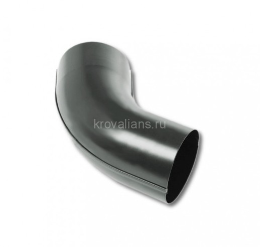 МП 125/100 Foramina PUR Колено трубы RAL 7024, серый графит