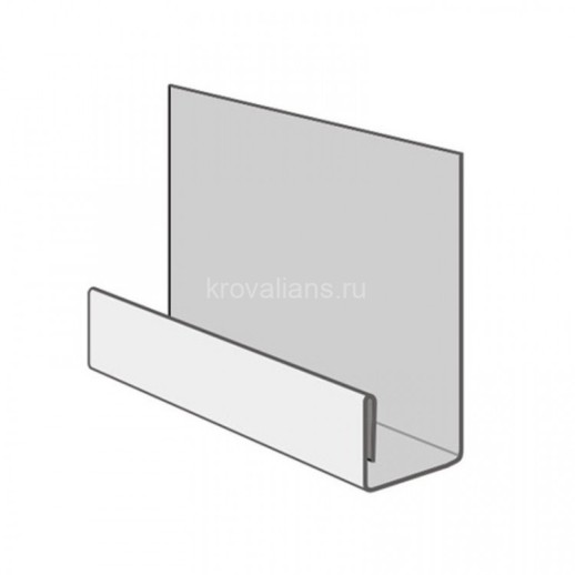 Альта-профиль Стартовая планка Цокольная 2 м.(1уп.*10шт.)