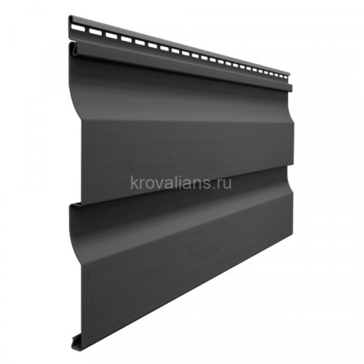 Сайдинг Docke Premium (Дёке) Корабельный брус D4,5D (Графит) /1 шт/