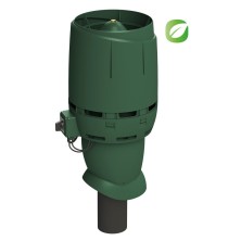 Flow Вентиляционная труба 110/300 с колпаком Vilpe (Вилпе) Зеленый 1 шт