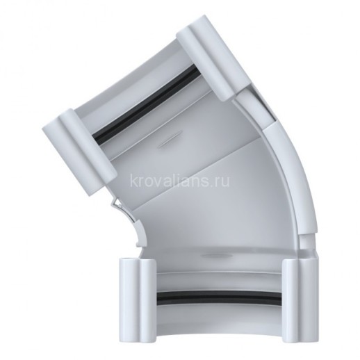 ЭЛИТ Угол желоба 120-145°, белый