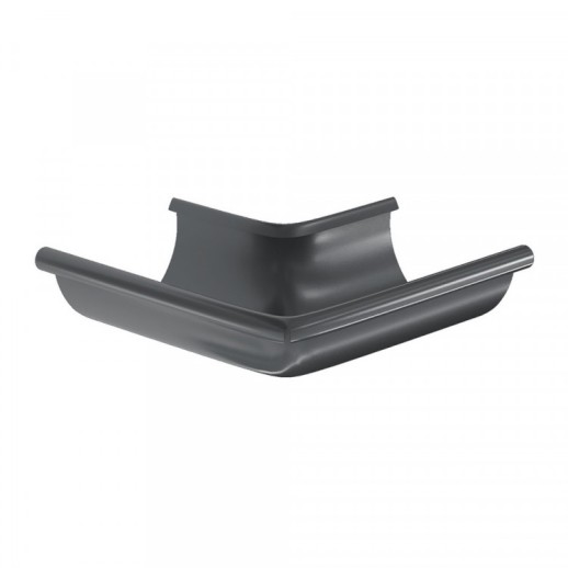 AS COMF PE 125/90 Угол желоба 90 наружный RAL9005 5 шт/уп