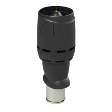 Vilpe FLOW Вентиляционный выход 125/160/500 с колпаком Антрацит
