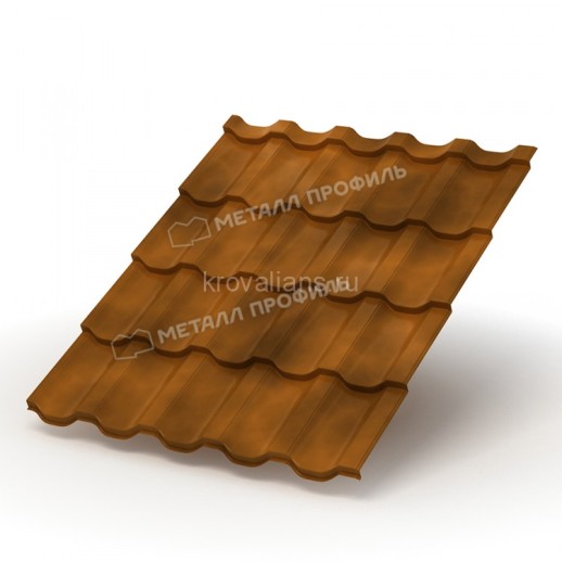 Металлочерепица МеталлПрофиль Трамонтана-SL (CLOUDY-02-Anticato-0.5) /1 кв.м/