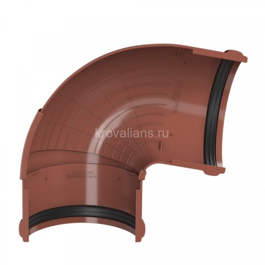 ТехноНИКОЛЬ 125/82 Угол желоба регулируемый 90-150, красный