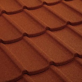 Tudor ECO Tilcor (Тилкор) Композитная черепица Терракота 1 лист