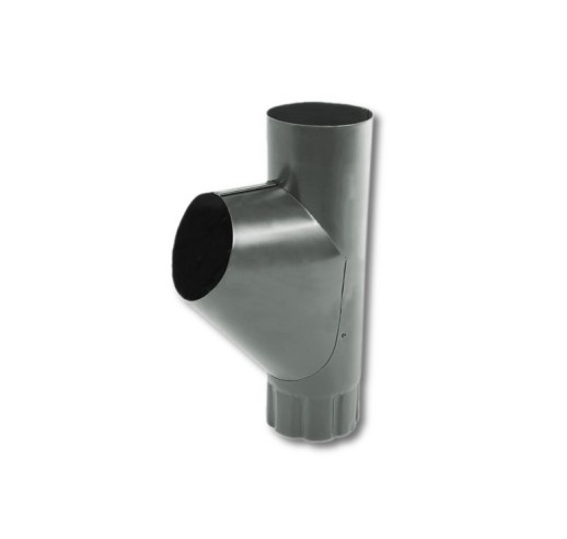Тройник трубы Металл Профиль Престиж 125/100 ral 7024   1 шт