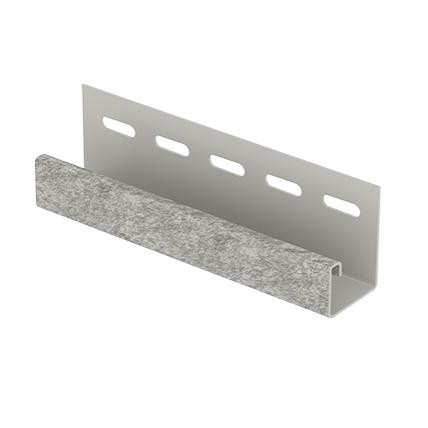 Ю-Пласт J-планка STONE-HOUSE Сланец Светло-серый 3,05 м (уп=20шт)(под заказ)