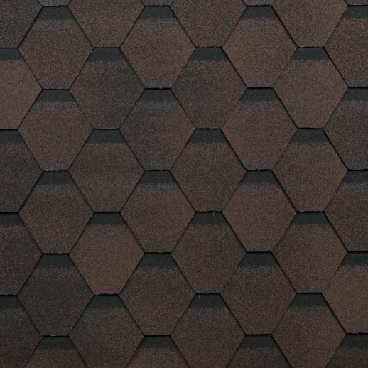 Шинглас Оптима Соната 3м2 КОРИЧНЕВЫЙ (54 уп./пал) не брендированная упаковка АКЦИЯ