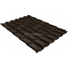 Металлочерепица Grand Line (Гранд Лайн) классик 0,5 Satin Мatt RAL 8017 /1 кв.м./