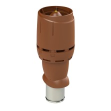 Vilpe FLOW Вентиляционный выход 125/160/500 с колпаком Кирпичный
