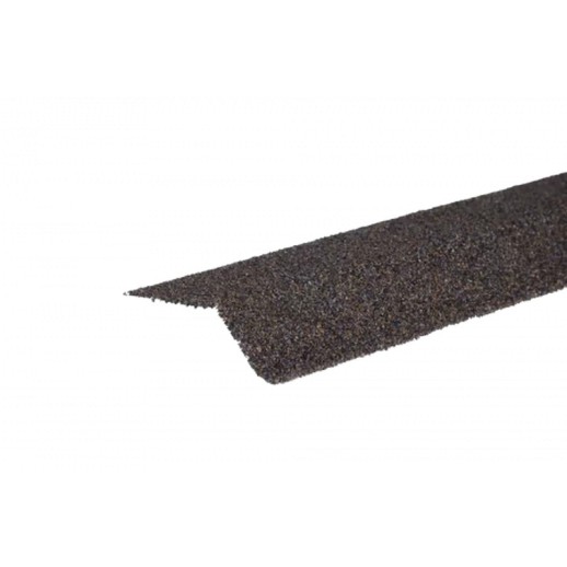 ТН Планка карнизная с гранулятом, коричнево-серый 1,25 м. 10шт/упак Кратно упаковке