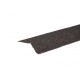 ТН Планка карнизная с гранулятом, коричнево-серый 1,25 м. 10шт/упак Кратно упаковке
