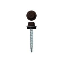 Саморез кровельный Daxmer 4,8х29 RAL 8017 (250) сверло №1