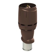 Вентиляционный выход Flow 125/160/500 с колпаком Vilpe (Вилпе) Коричневый 1 шт