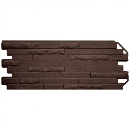 Панель Кирпич Антик ЭКО Коричневый (1,160м х 0,420 м х 0,017м) Альта Профиль