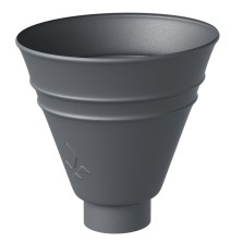 AS PUrus MATT 150/100 Воронка водосборная круглая, 1 шт/уп., RAL 7024 Matt