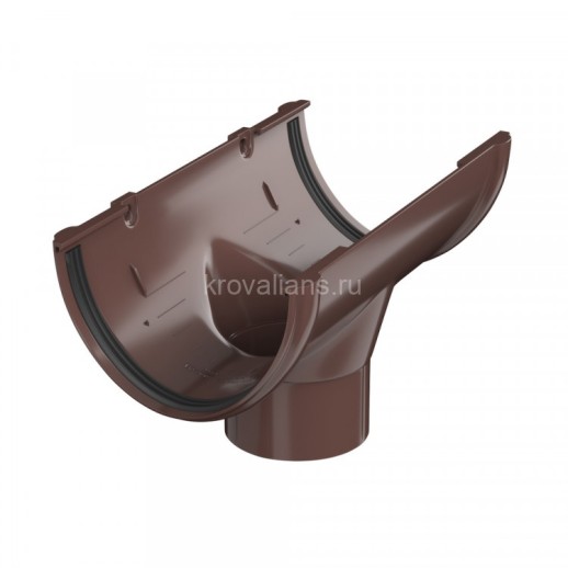 ТехноНИКОЛЬ 125/82 Воронка желоба, коричневый (8017)