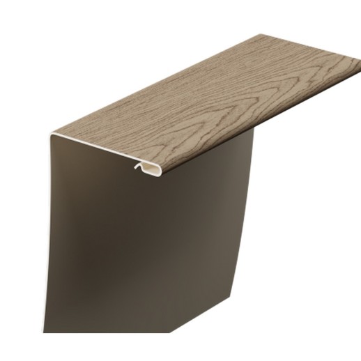 Docke LUX Универсальный околооконный профиль 89/254 мм 3,60 (Сибирский), 12шт/уп