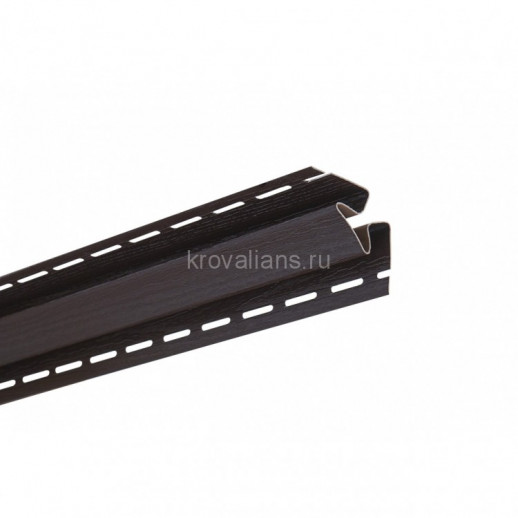 Внутренний угол 3,00м Альта-Профиль (Blockhouse) (Коричневая) /1 шт/