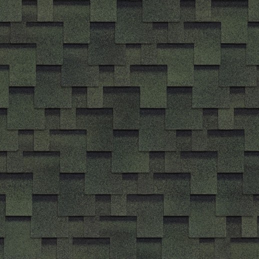 Шинглас Оптима Аккорд 3м2 ЗЕЛЕНЫЙ (54 уп./пал) не брендированная упаковка