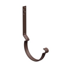 AS PUrus MATT 150/100 Крюк желоба длинный с компл. крепления (МУ), RAL 8017 Matt