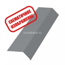 МеталлПрофиль Планка карнизная 100х69х2000 Norman MP 0,50 /1 шт/