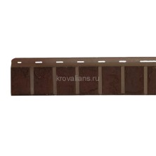 Облицов. планка Кирпич ЖЖЕНЫЙ  (0,927м х 0,073м х 0,051м) 0,677 кв.м/уп Альта Профиль