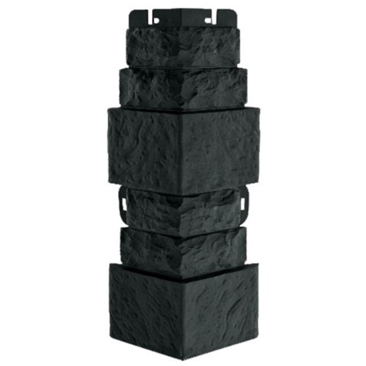 Угол наружный Кирпич Антик ЭКО Графит (0,450м х 0,160м х 0,030м) Альта Профиль 10шт/у