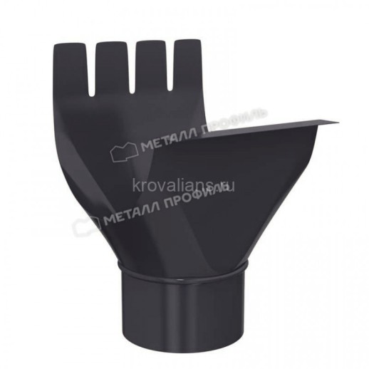 МП GS lite Воронка выпускная, RAL 7024, графит D125/90