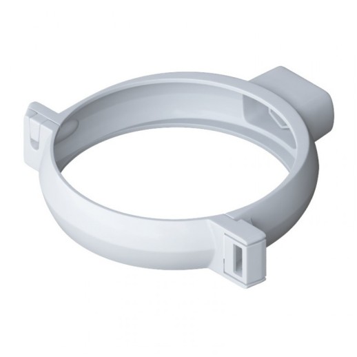 ЭЛИТ Хомут трубы ПВХ, белый