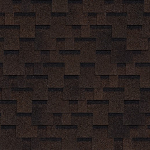 Шинглас Оптима Аккорд 3м2 КОРИЧНЕВЫЙ (54 уп./пал) не брендированная упаковка