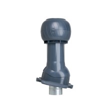 Gervent (Гервент) Готовый комплект, изолированный, кровли PROF-21,  150/160 Н=350мм, (серый графит) RAL 7024 Static