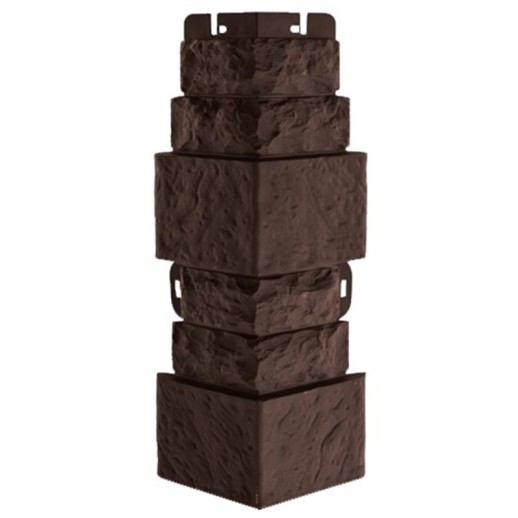 Угол наружный Кирпич Антик ЭКО Коричневый (0,450м х 0,160м х 0,030м) Альта Профиль 10шт/у