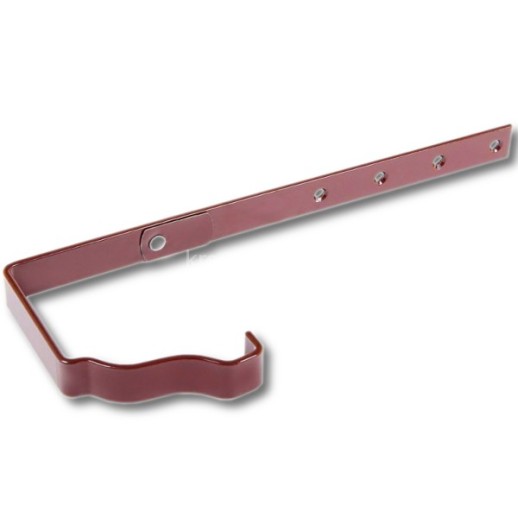 Держатель желоба карнизный Металл Профиль Модерн (Р363, вишня) /1 шт/