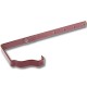 Держатель желоба карнизный Металл Профиль Модерн (Р363, вишня) /1 шт/