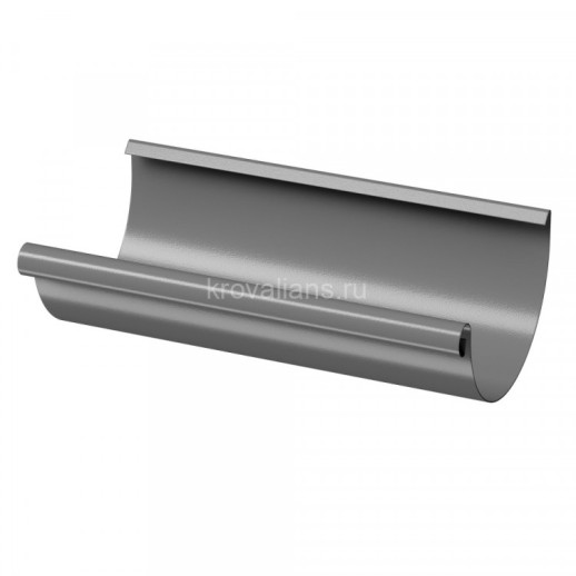 Docke STAL PREMIUM 125/90 мм Желоб водосточный 3 м Графит RAL7024 175шт/упак