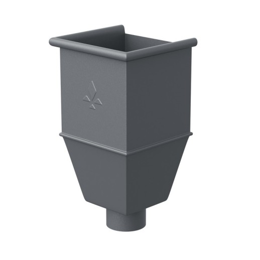 AS PUrus MATT 150/100 Воронка водосборная удлиненная, 1 шт/уп., RAL 7024 Matt