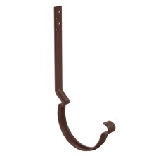 AS PUrus MATT 150/100 Крюк желоба удлиненный с компл. крепления (МУ), RAL 8017 Matt