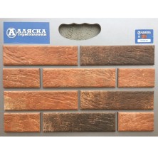Термопанель АЛЯСКА Loft brick chili (1,140х0,596х60мм) 0,65м2 60шт/палл