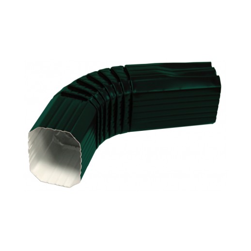 Колено трубы гофрированное Optima Прямоугольная Grand Line (Гранд Лайн) ral 6005 1 шт